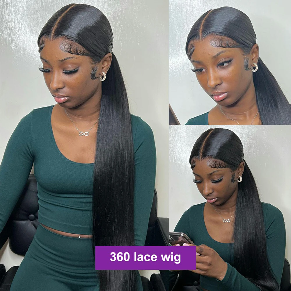 360 Full Lace Wig 13X4 Transparent Lace Front Human Hair Wigs For Women 30 36 Inch Brazilian Bone Straight 13x6 Lace Frontal Wig 360 Full Lace Wig 13X4 Transparent Lace Front Human Hair Wigs For Women 30 36 Inch Brazilian Bone Straight 13x6 Lace Frontal Wig