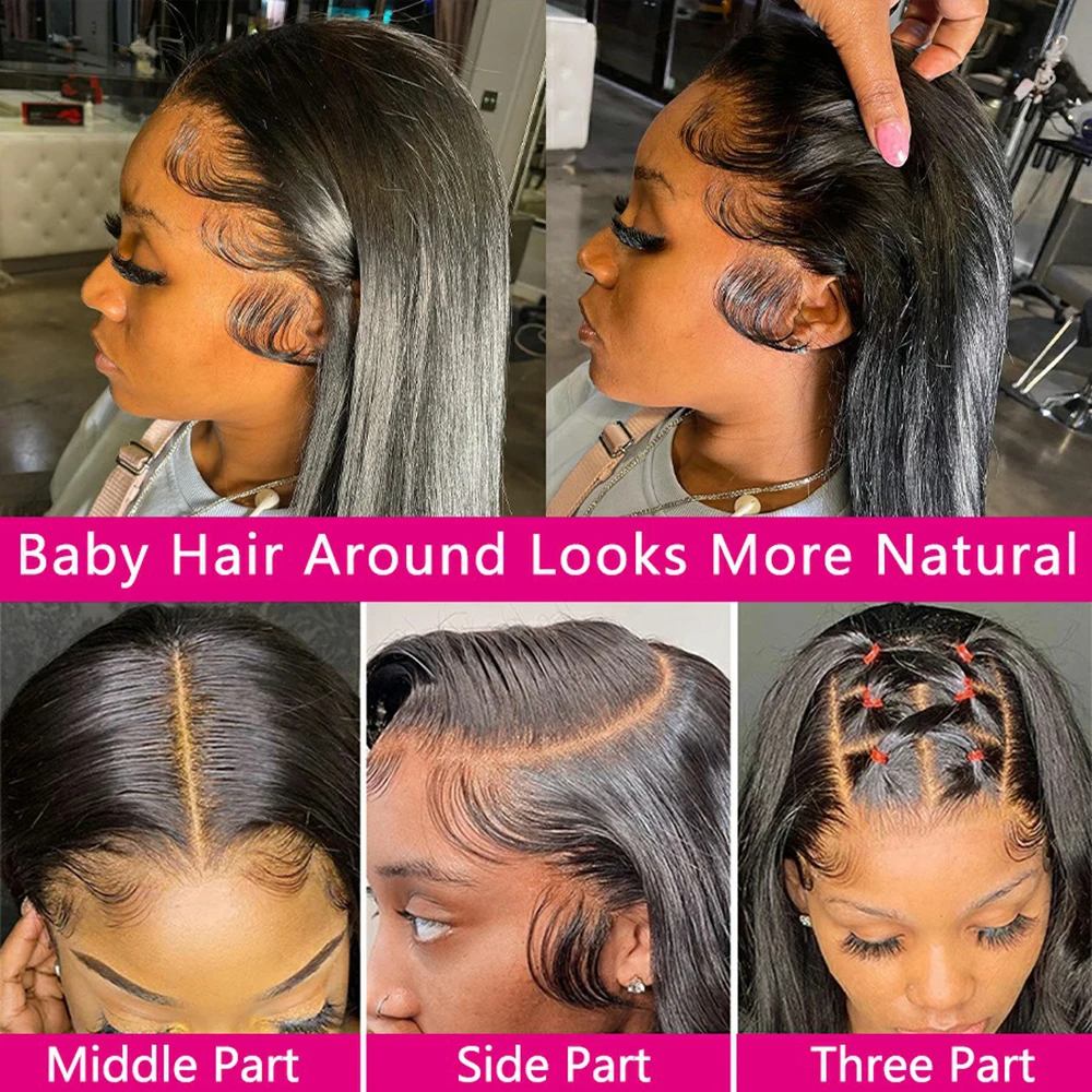 360 Full Lace Wig 13X4 Transparent Lace Front Human Hair Wigs For Women 30 36 Inch Brazilian Bone Straight 13x6 Lace Frontal Wig 360 Full Lace Wig 13X4 Transparent Lace Front Human Hair Wigs For Women 30 36 Inch Brazilian Bone Straight 13x6 Lace Frontal Wig
