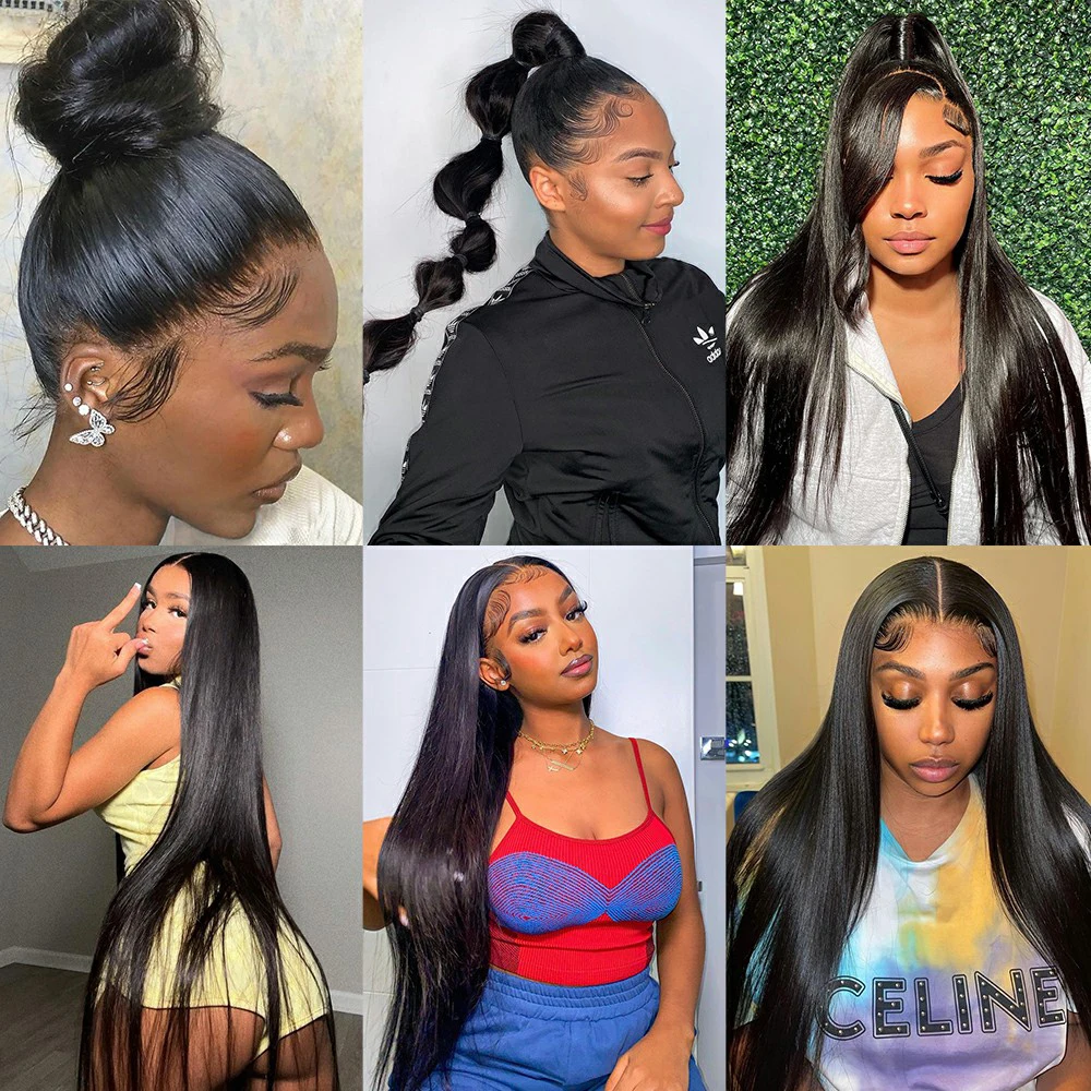 360 Full Lace Wig 13X4 Transparent Lace Front Human Hair Wigs For Women 30 36 Inch Brazilian Bone Straight 13x6 Lace Frontal Wig 360 Full Lace Wig 13X4 Transparent Lace Front Human Hair Wigs For Women 30 36 Inch Brazilian Bone Straight 13x6 Lace Frontal Wig
