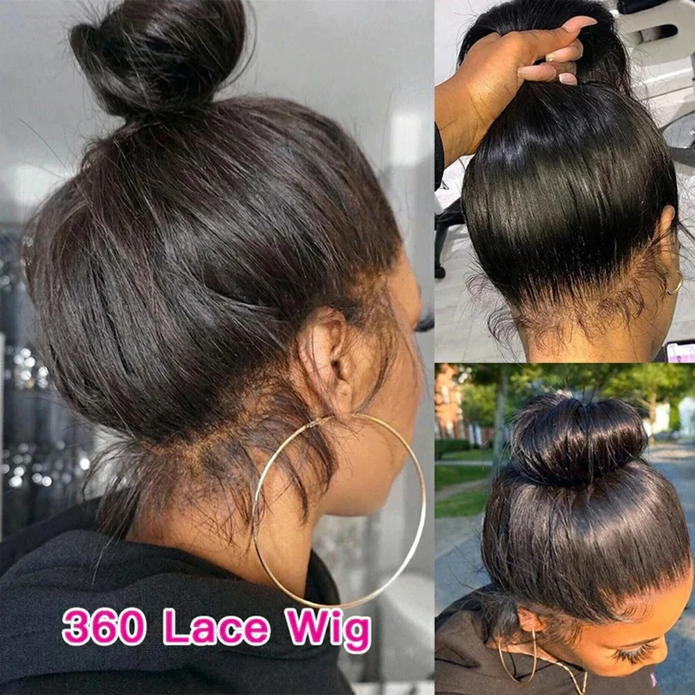 360 Full Lace Wig 13X4 Transparent Lace Front Human Hair Wigs For Women 30 36 Inch Brazilian Bone Straight 13x6 Lace Frontal Wig 360 Full Lace Wig 13X4 Transparent Lace Front Human Hair Wigs For Women 30 36 Inch Brazilian Bone Straight 13x6 Lace Frontal Wig