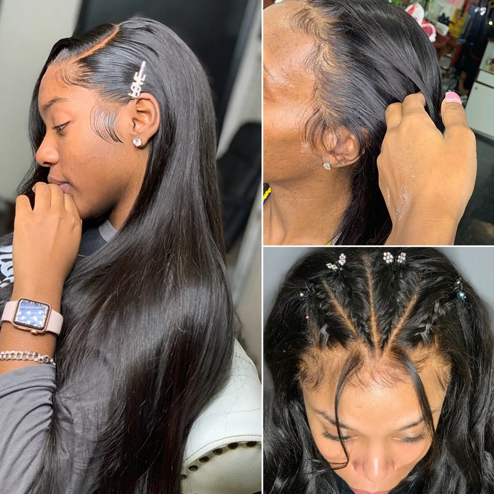360 Full Lace Wig 13X4 Transparent Lace Front Human Hair Wigs For Women 30 36 Inch Brazilian Bone Straight 13x6 Lace Frontal Wig 360 Full Lace Wig 13X4 Transparent Lace Front Human Hair Wigs For Women 30 36 Inch Brazilian Bone Straight 13x6 Lace Frontal Wig