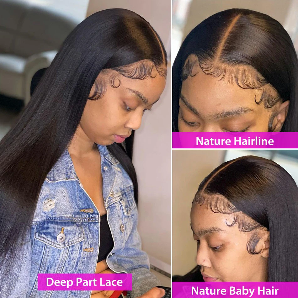 360 Full Lace Wig 13X4 Transparent Lace Front Human Hair Wigs For Women 30 36 Inch Brazilian Bone Straight 13x6 Lace Frontal Wig 360 Full Lace Wig 13X4 Transparent Lace Front Human Hair Wigs For Women 30 36 Inch Brazilian Bone Straight 13x6 Lace Frontal Wig