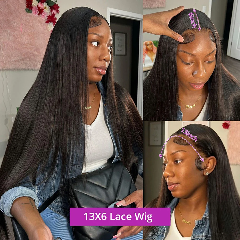 360 Full Lace Wig 13X4 Transparent Lace Front Human Hair Wigs For Women 30 36 Inch Brazilian Bone Straight 13x6 Lace Frontal Wig 360 Full Lace Wig 13X4 Transparent Lace Front Human Hair Wigs For Women 30 36 Inch Brazilian Bone Straight 13x6 Lace Frontal Wig