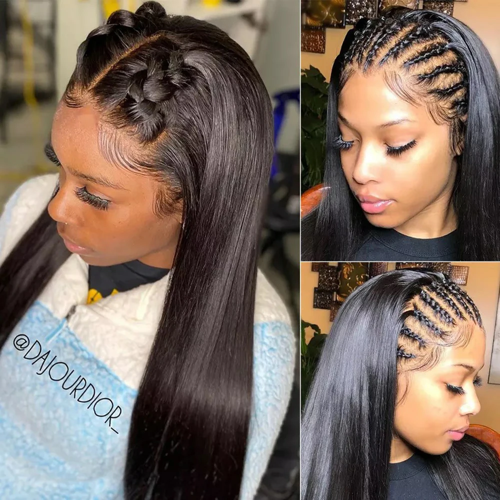 360 Full Lace Wig 13X4 Transparent Lace Front Human Hair Wigs For Women 30 36 Inch Brazilian Bone Straight 13x6 Lace Frontal Wig 360 Full Lace Wig 13X4 Transparent Lace Front Human Hair Wigs For Women 30 36 Inch Brazilian Bone Straight 13x6 Lace Frontal Wig