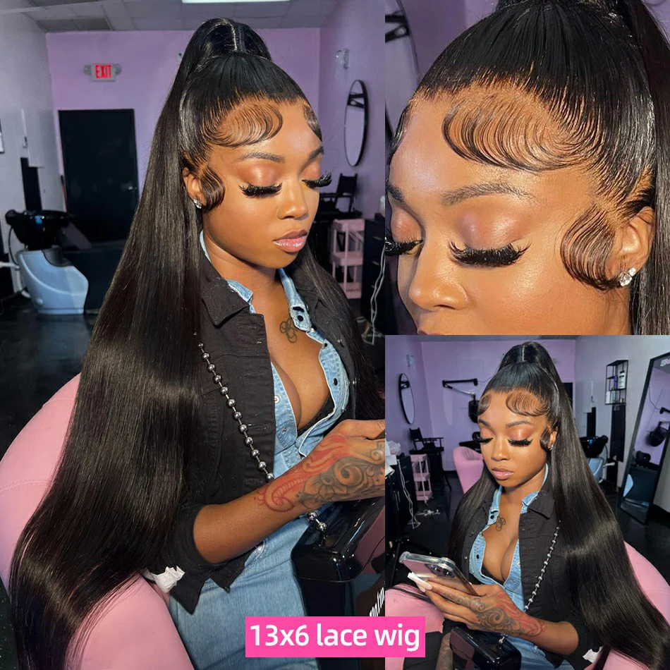 360 Full Lace Wig 13X4 Transparent Lace Front Human Hair Wigs For Women 30 36 Inch Brazilian Bone Straight 13x6 Lace Frontal Wig 360 Full Lace Wig 13X4 Transparent Lace Front Human Hair Wigs For Women 30 36 Inch Brazilian Bone Straight 13x6 Lace Frontal Wig