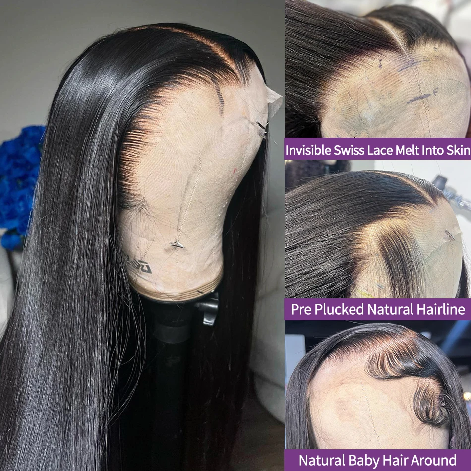 Glueless Straight Lace Wig 13x4 Lace Front Wigs Pre-Cut Lace Human Hair Wigs Ready To Wear 6x4 5x5 Hd Lace Closure Wig Glueless Straight Lace Wig 13x4 Lace Front Wigs Pre-Cut Lace Human Hair Wigs Ready To Wear 6x4 5x5 Hd Lace Closure Wig