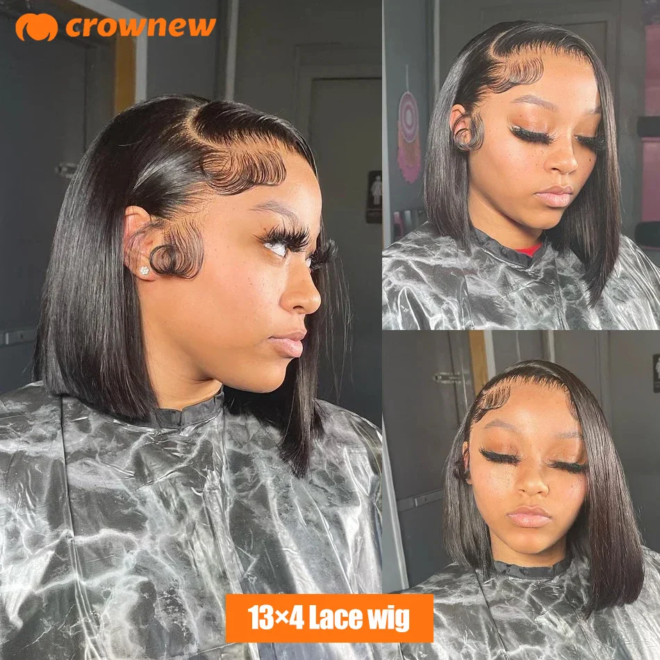 Bob Wig Human Hair Lace Front Wigs Human Hair Glueless Wigs Human Hair Hd Transparent 13X4 Straight Lace Frontal Bob Wigs Bob Wig Human Hair Lace Front Wigs Human Hair Glueless Wigs Human Hair Hd Transparent 13X4 Straight Lace Frontal Bob Wigs