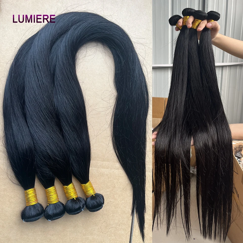 32 40inch Bone Straight Human Hair 1/3/4 Bundles Deal Brazilian Deep Raw Virgin Human hair Weave Hair Extensions 12A Wholesale 32 40inch Bone Straight Human Hair 1/3/4 Bundles Deal Brazilian Deep Raw Virgin Human hair Weave Hair Extensions 12A Wholesale
