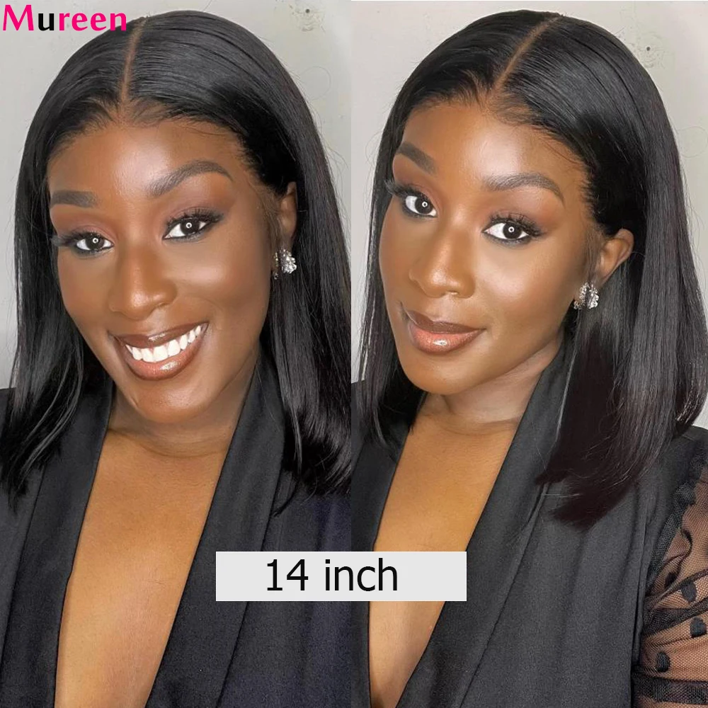 Straight Bob Wig Lace Front Human Hair Wigs For Women HD Transparent Full Lace Frontal Wig Glueless Wig Human Hair - Image 3