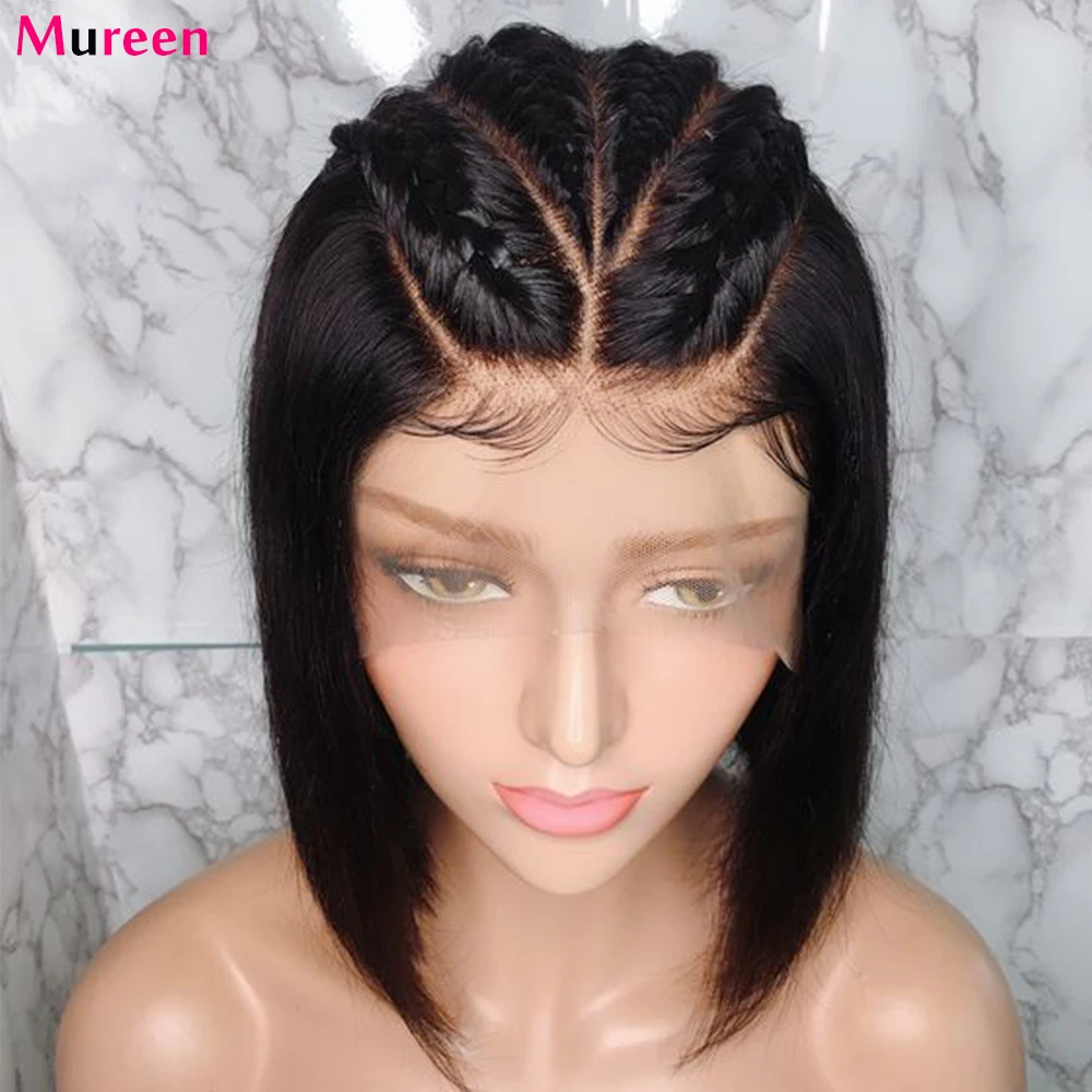 Straight Bob Wig Lace Front Human Hair Wigs For Women HD Transparent Full Lace Frontal Wig Glueless Wig Human Hair Straight Bob Wig Lace Front Human Hair Wigs For Women HD Transparent Full Lace Frontal Wig Glueless Wig Human Hair