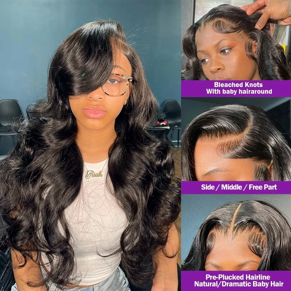 360 Full HD Lace Frontal Wig 180% 13x6 Body Wave Lace Front Wig Peruvian Human Hair Wigs For Black Women 34 36In 13x4 Lace Wig 360 Full HD Lace Frontal Wig 180% 13x6 Body Wave Lace Front Wig Peruvian Human Hair Wigs For Black Women 34 36In 13x4 Lace Wig