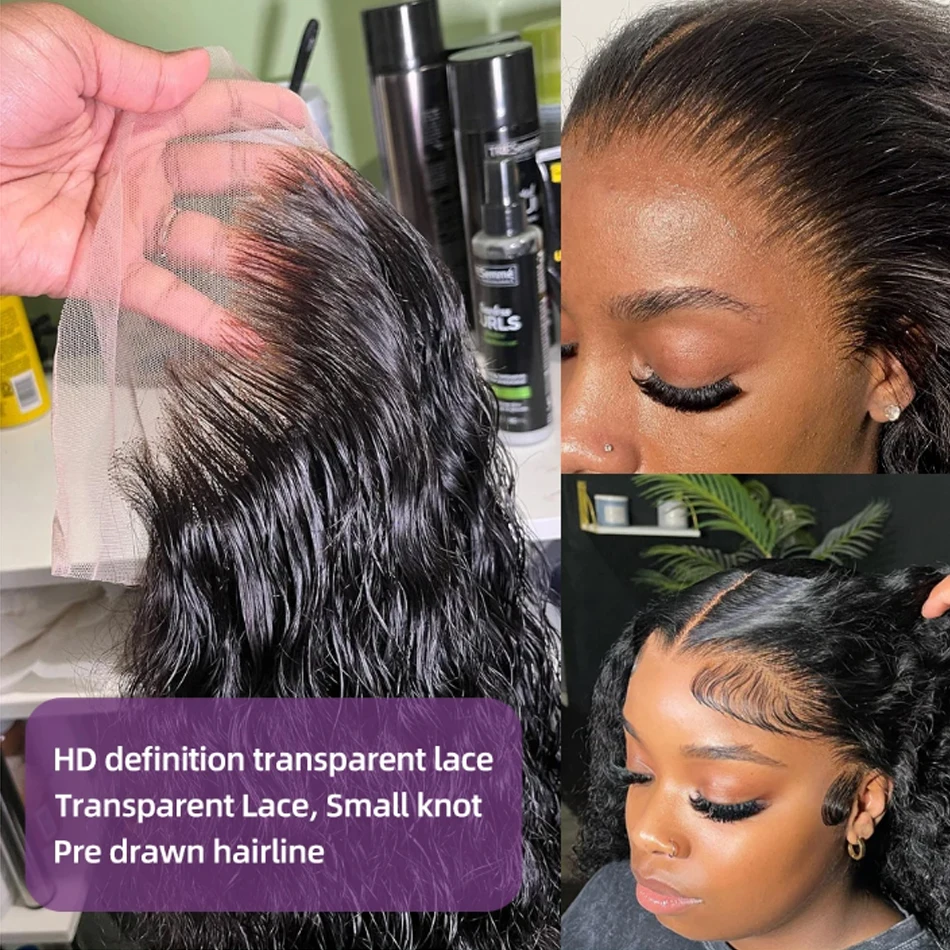 Wear and Go Glueless Wigs Short Bob Wig Human Hair Kinky Curly Upgraded NoGlue 13x4 Lace Frontal Wigs Human Hair for Black Women