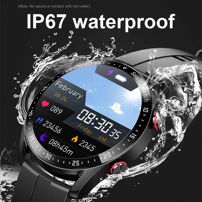 New 2023 ECG+PPG Smart Watch Bluetooth Call Music player Man Watch Sports Waterproof Luxury Smartwatch For Android ios - Image 4