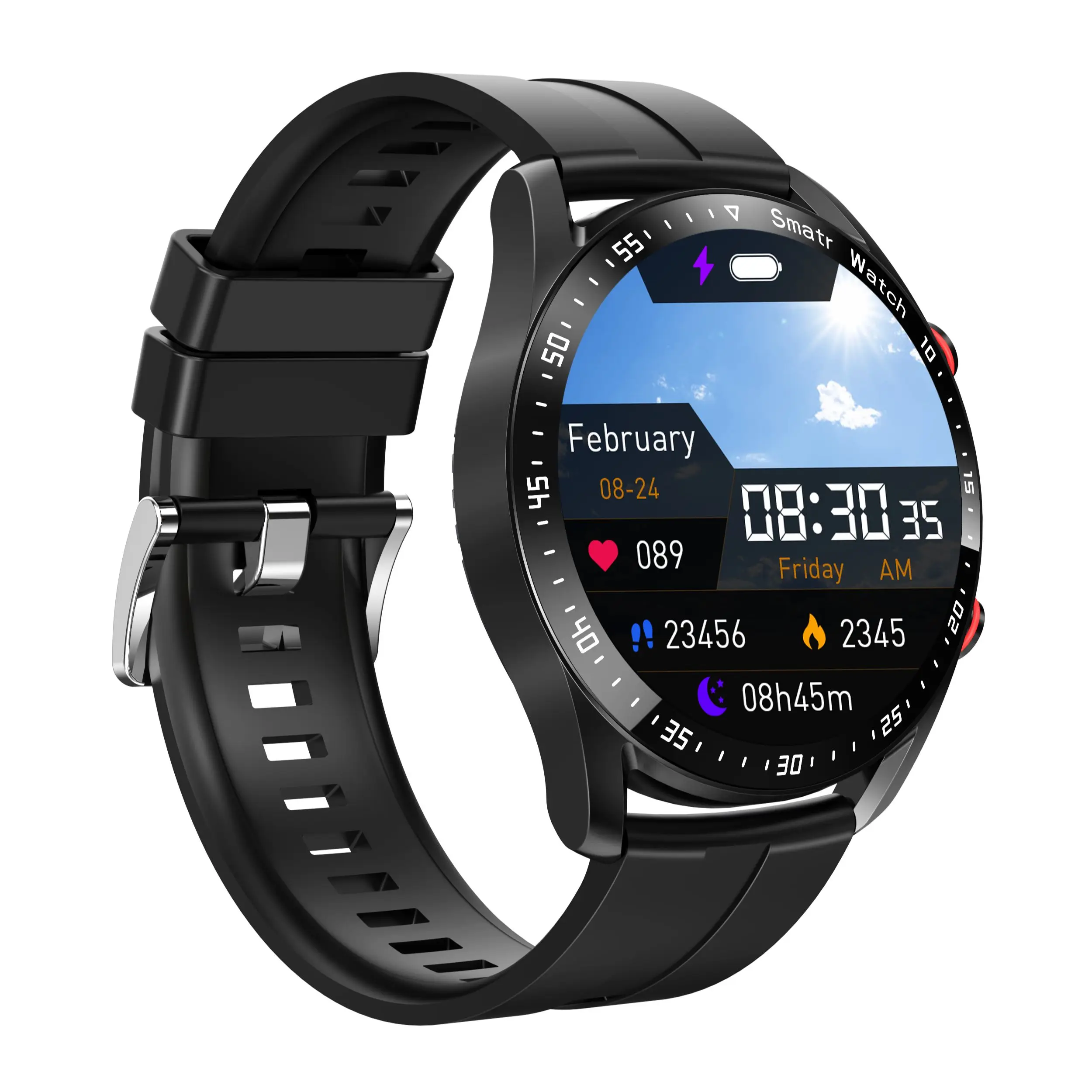 New 2023 ECG+PPG Smart Watch Bluetooth Call Music player Man Watch Sports Waterproof Luxury Smartwatch For Android ios - Image 5