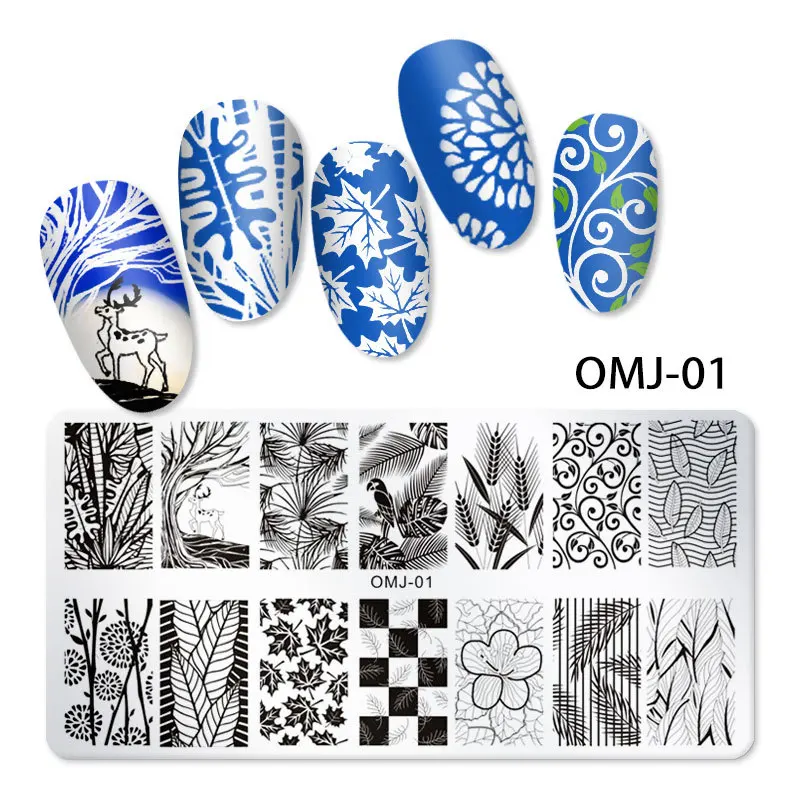 Silicone Transparent Template Seal Stamper Scraper Stamping French Manicure Plate Stamp Stencil Nail Stamp Art Embossing Tools