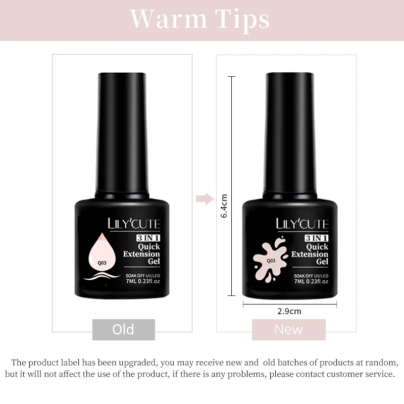 LILYCUTE 7ml Glitter Quick Extension Gel Nail Polish Purple Nude Flakes Vernis Semi Permanent UV Gel Varnishes Nail Art Manicure - Image 6