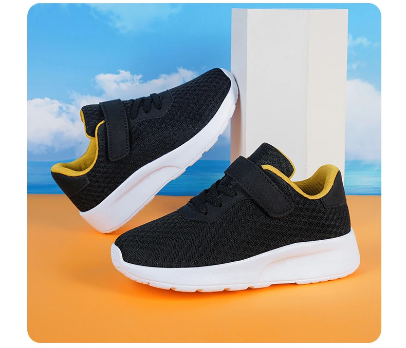 Children Boys Sneakers Soft-soled Lightweight Breathable Non-slip Sports Running Walking For Girls Tennis Mesh Shoes