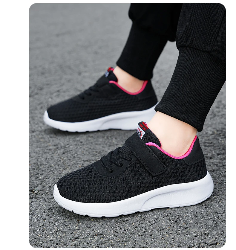 Children Boys Sneakers Soft-soled Lightweight Breathable Non-slip Sports Running Walking For Girls Tennis Mesh Shoes