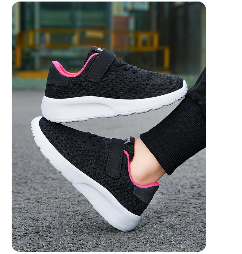 Children Boys Sneakers Soft-soled Lightweight Breathable Non-slip Sports Running Walking For Girls Tennis Mesh Shoes