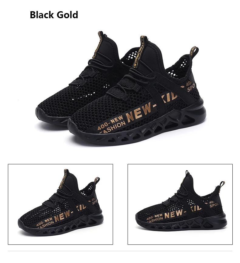 Single Net Children's Running Sneakers Breathable Lightweight Soft Non-slip Leisure Comfortable Walking Boys Girls Casual Shoes