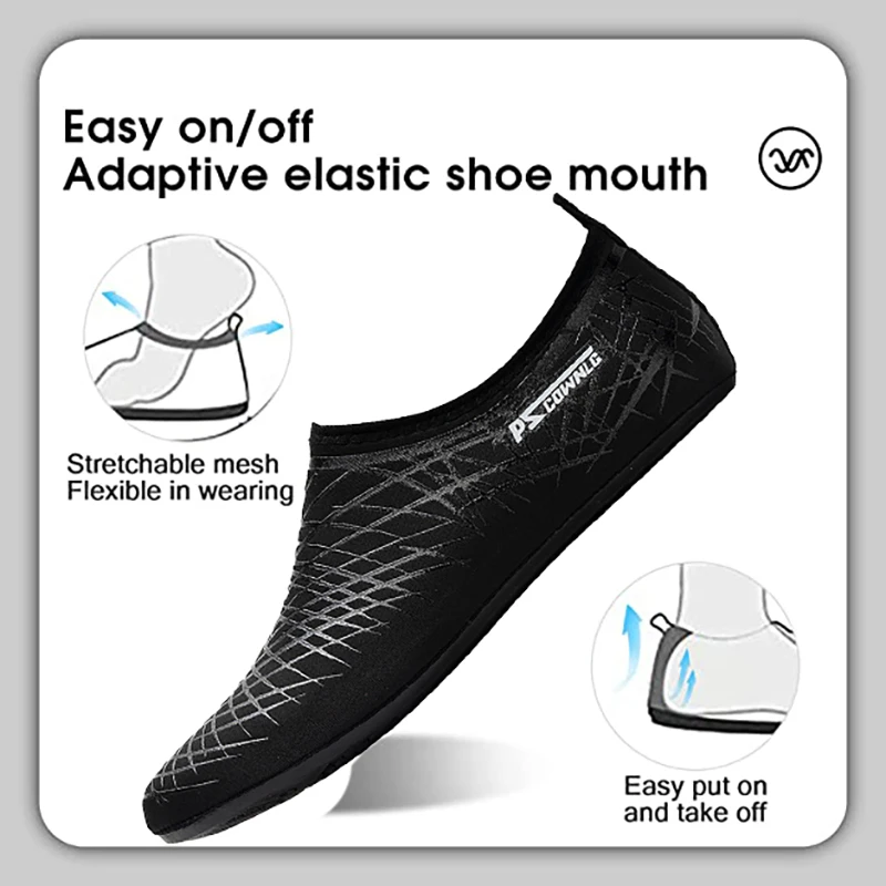 Alternative view of Water Shoes for Womens and Mens Summer Barefoot Shoes Quick Dry Aqua Socks for Beach Swim Yoga Exercise Aqua Shoes