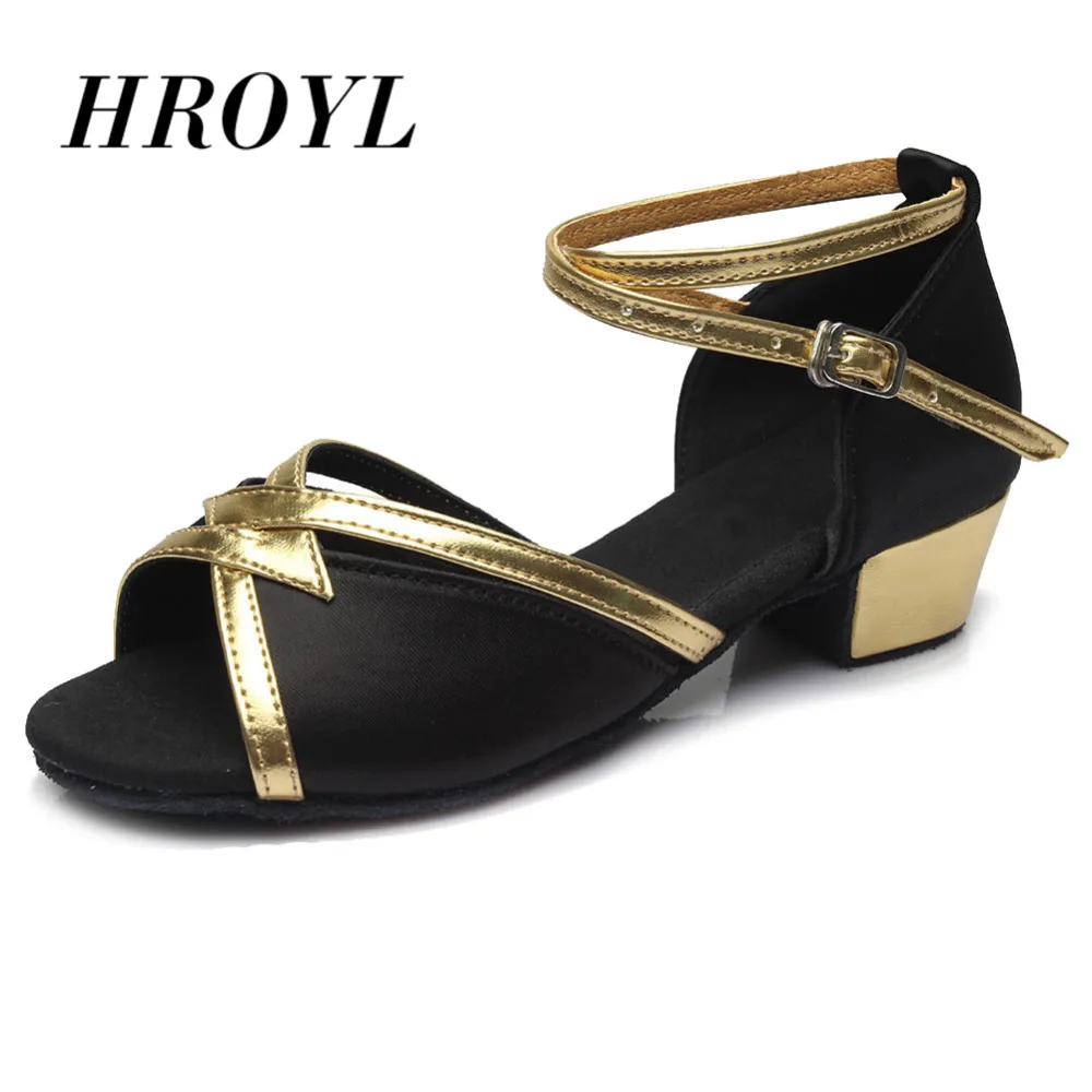 Alternative view of HROYL Children Ballroom Dance Shoes Woman Kids Child Girl's Latin Modern Dancing Shoes Girls Shoes Salsa Tango Practice Sandals