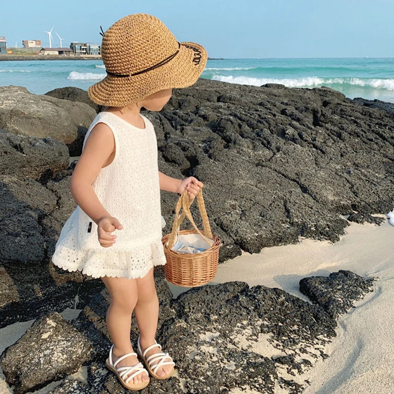 Girls 2024 Summer Clothing Sets Hollow Lace Suit Baby Casual Sleeveless T-shirt+Shorts Kids Clothing Sets Baby Clothes Outfits Girls 2024 Summer Clothing Sets Hollow Lace Suit Baby Casual Sleeveless T-shirt+Shorts Kids Clothing Sets Baby Clothes Outfits