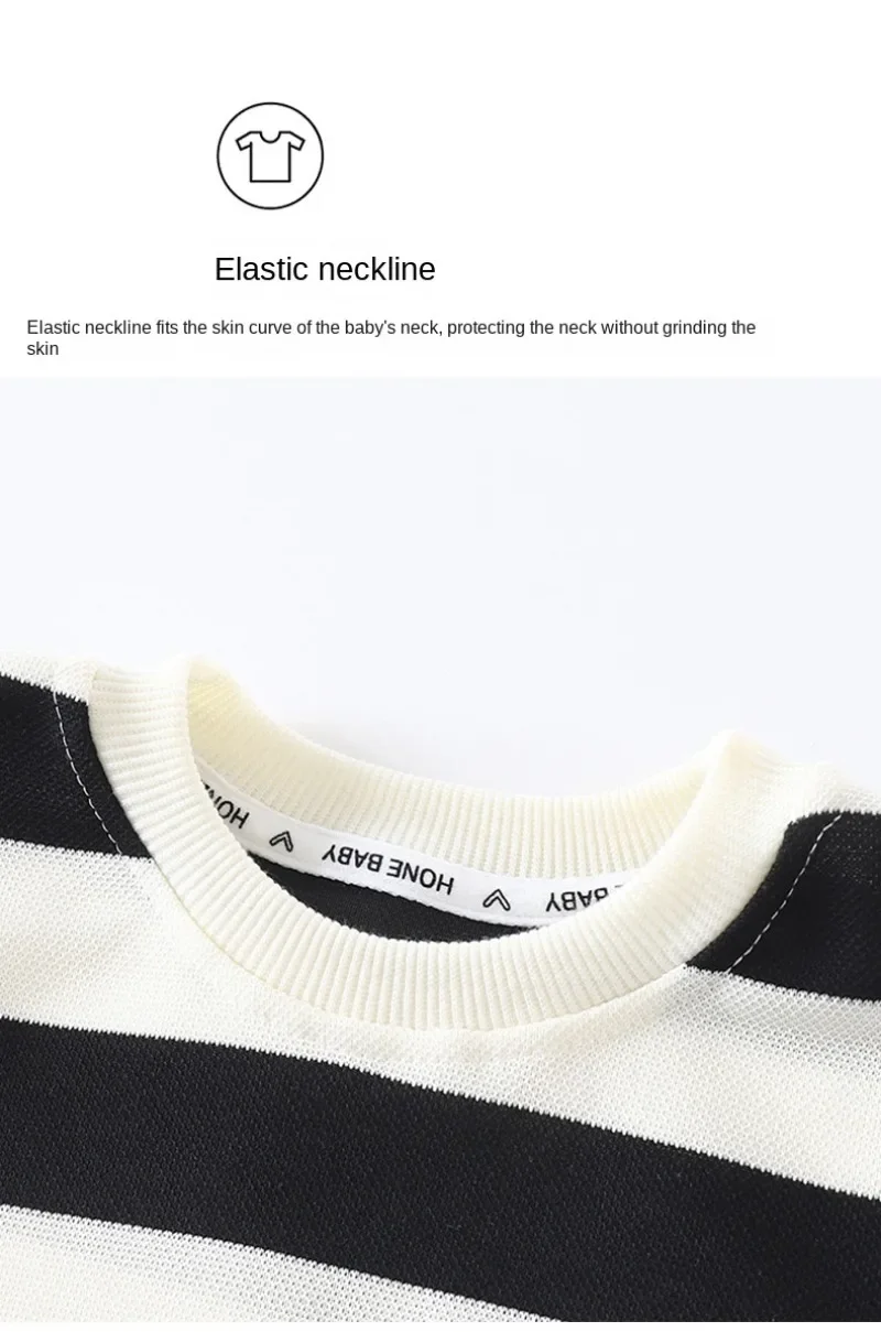 Summer Children Sets Boys Girls Short-sleeved Striped T-shirt +Shorts Set Babies Fashion Round Neck Tracksuits Kids Suits