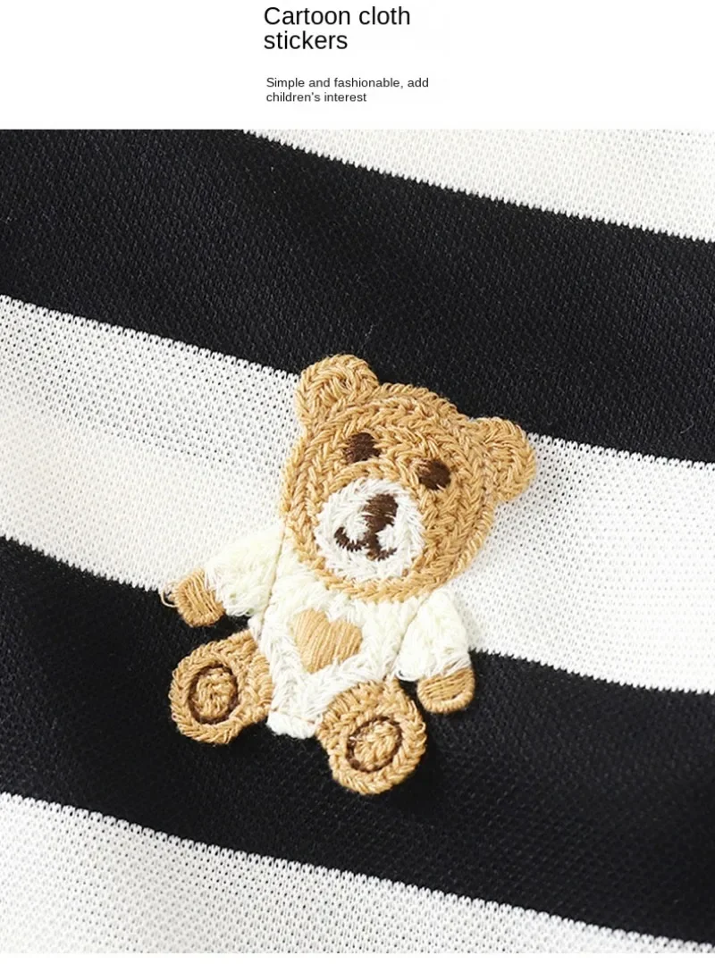 Summer Children Sets Boys Girls Short-sleeved Striped T-shirt +Shorts Set Babies Fashion Round Neck Tracksuits Kids Suits