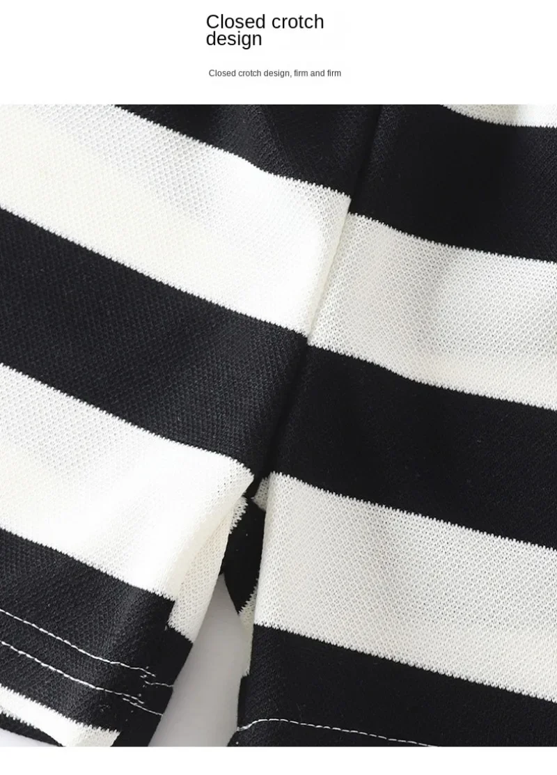 Summer Children Sets Boys Girls Short-sleeved Striped T-shirt +Shorts Set Babies Fashion Round Neck Tracksuits Kids Suits