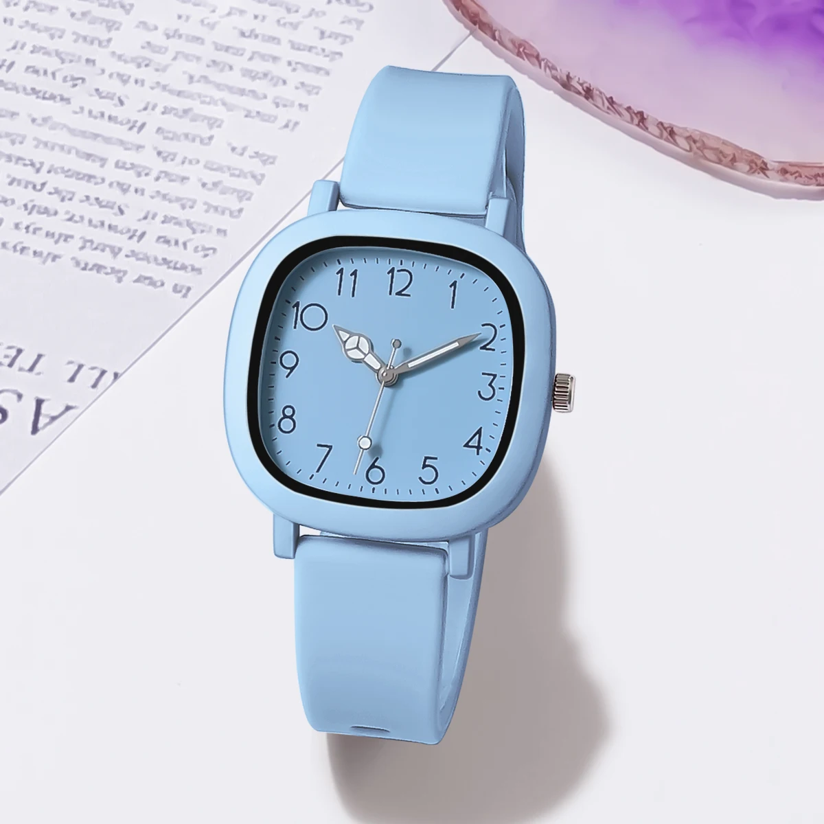 Alternative view of Fashion Women Watch Silicone Quartz Wristwatches For Women Clock Christmas Gift Valentine's Day Ladies Watches Reloj Mujer