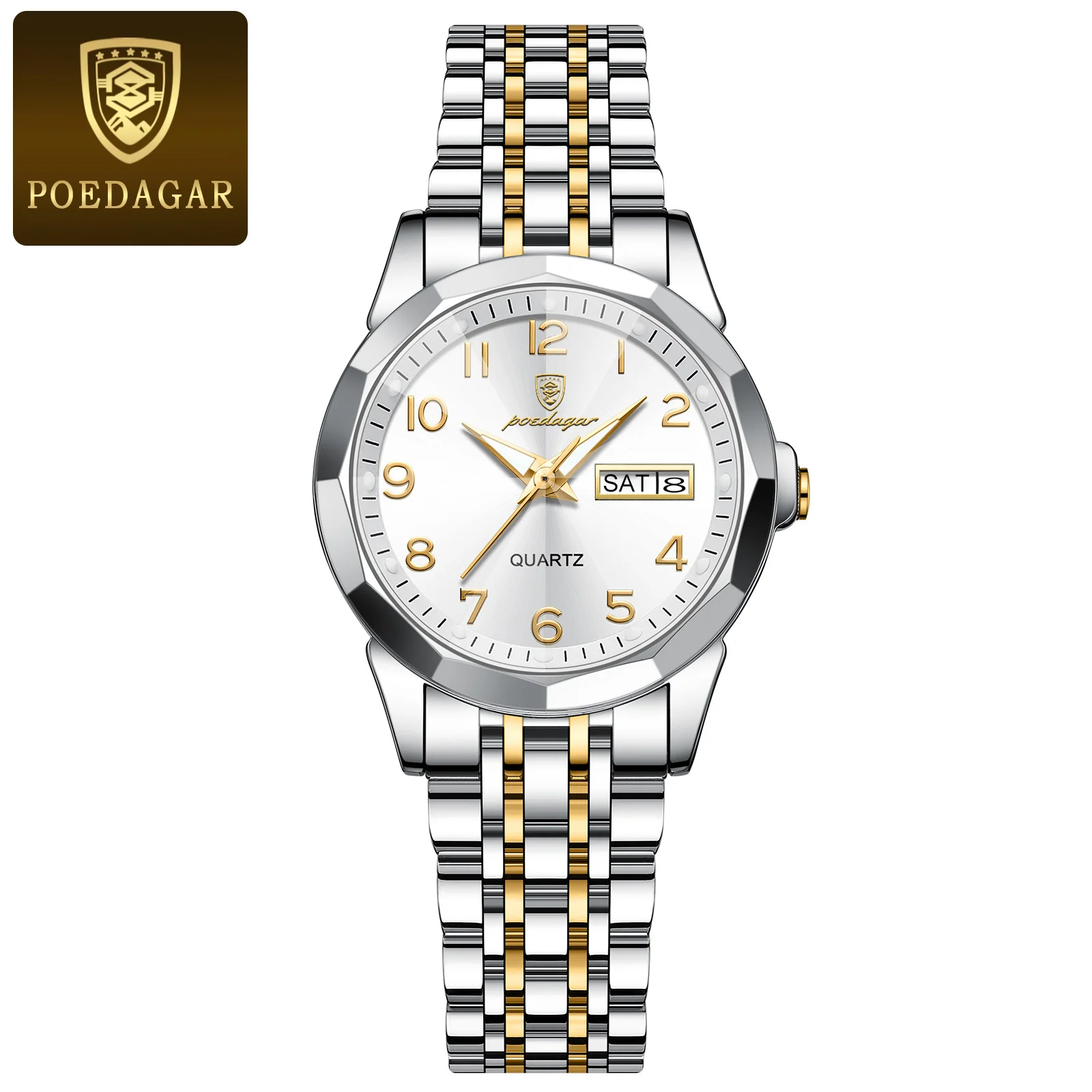 Gold White