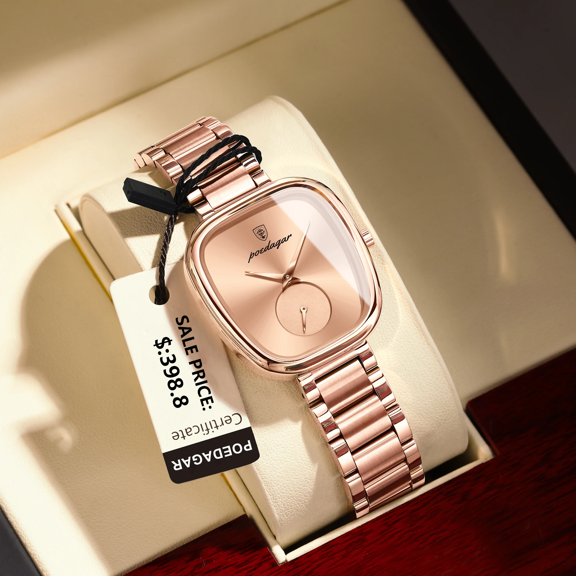Alternative view of POEDAGAR Luxury Watch for Woman Waterproof Stainless Steel Quartz Ladies Watch High Quality Women's Watches Elegant Female Clock