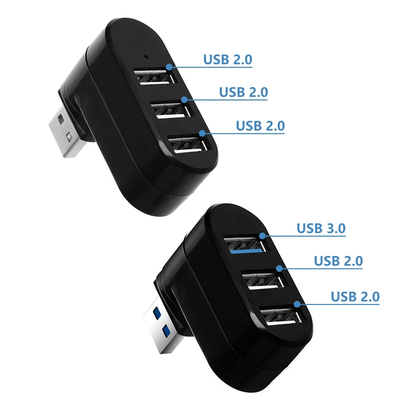 Alternative view of Wireless 3 in 1 USB 3.0 2.0 Hub Adapter for Laptop Notebook 3 Ports USB Splitter Mini U Disk Reader PC Computer Accessories