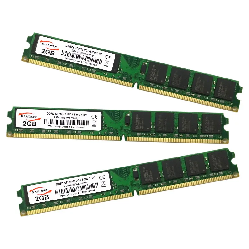 Alternative view of ddr2 RAM  PC Memory RAM Memoria Module Computer Desktop PC2 DDR2 2GB 667MHZ 800Mhz PC3 DDR3 2GB 1333MHZ 1600MHZ ddr3 ram