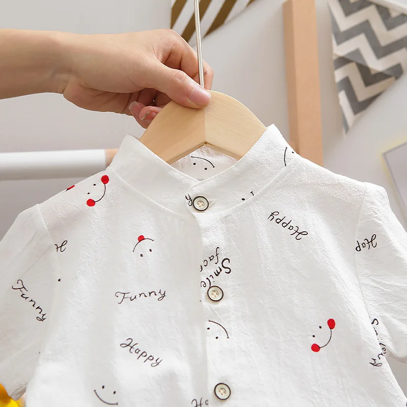 New Summer Baby Boys Clothes Suit Children Girls Fashion T-Shirt Overalls 2Pcs/Set Toddler Casual Costume Kids Tracksuits