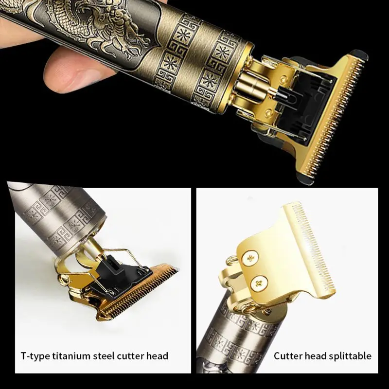 Alternative view of Professional Hair Trimmer Wireless Electric Hair Clipper Beard Shaver Men Hair Cutting Machine Barber For Men Haircut Style