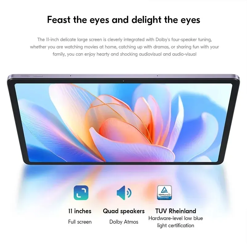 Alternative view of Global ROM Lenovo XiaoXin Pad 2024 Tablet 8GB 128GB Pads Qualcomm Snapdragon 685 Octa Core 11" WIFI 8MP Cam7040mAh 20W Charger