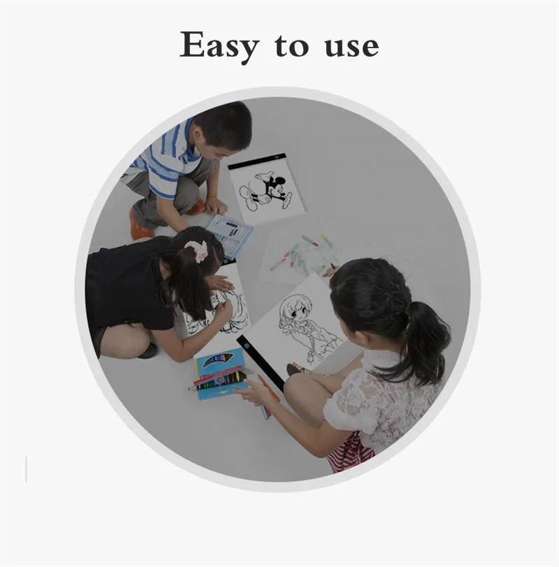 A4 A5 LED Drawing Tablet Three Level Digital Graphics Pad Light Pad Copy Board Electronic Art Graphic Painting Writing Table