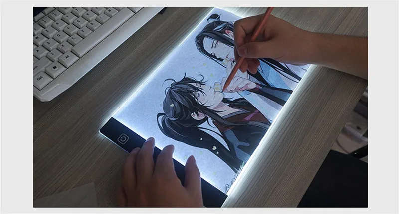 A4 A5 LED Drawing Tablet Three Level Digital Graphics Pad Light Pad Copy Board Electronic Art Graphic Painting Writing Table