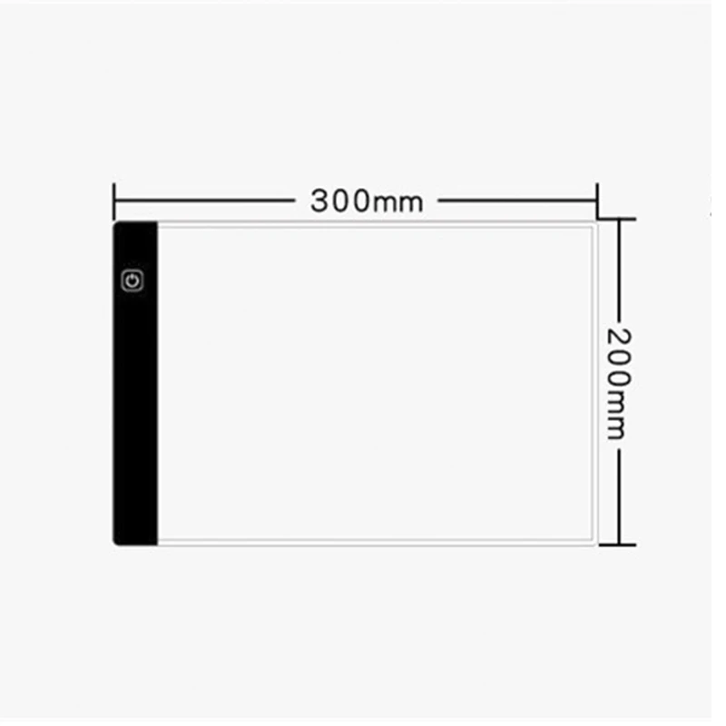 A4 A5 LED Drawing Tablet Three Level Digital Graphics Pad Light Pad Copy Board Electronic Art Graphic Painting Writing Table