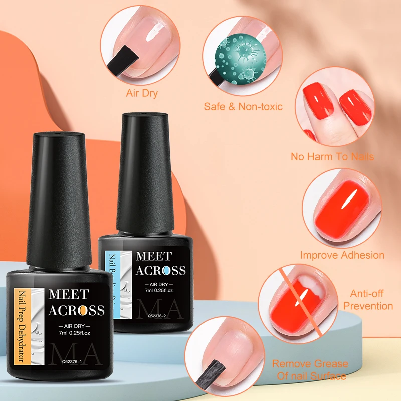 Nail-Primer Prep Dehydrator Gel Nail Polish Fast Air Dry Function Gel Professional Long Lasting Nail Art Gel Varnish Manicure