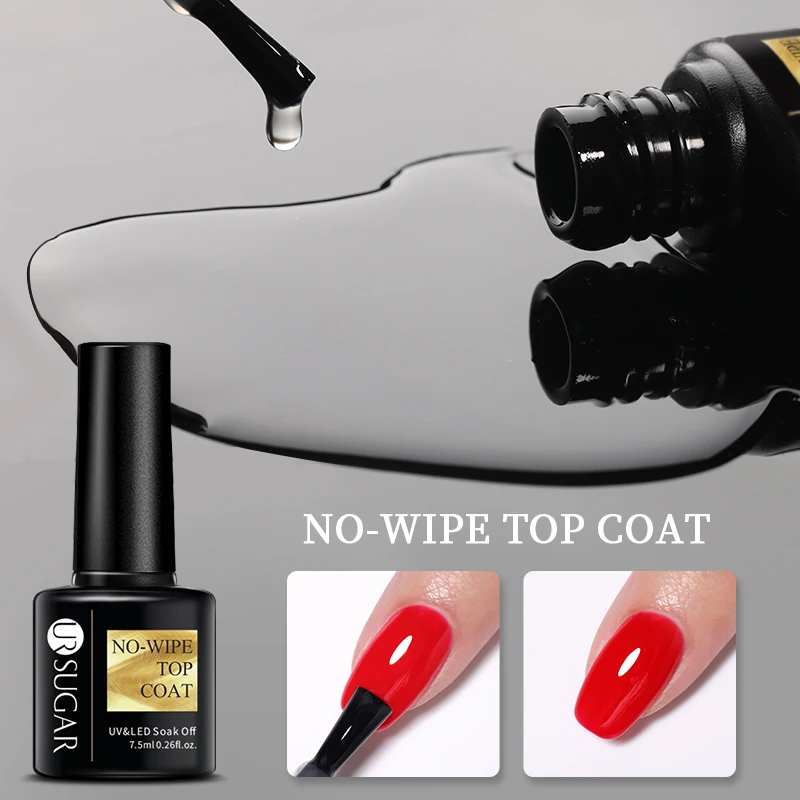 Alternative view of UR SUGAR 7.5ml Base Top Coat Gel Nail Polish UV Soak off Varnish Semi Permanent Nail Art Manicure Gel Varnish Matte Top Coat