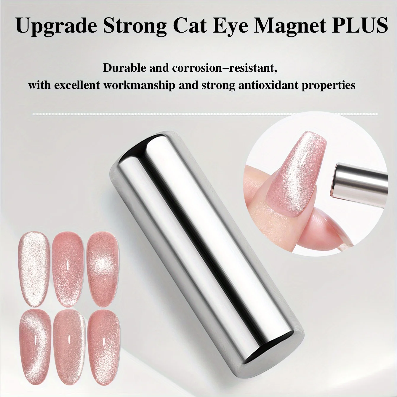 3 X 1cm Round Nail Art Cat Eye Gel Magnetic Pen for Gel Polish 3D Cat Eye Nails Painting Strong Magnet Stick Manicure DIY Tools 3 X 1cm Round Nail Art Cat Eye Gel Magnetic Pen for Gel Polish 3D Cat Eye Nails Painting Strong Magnet Stick Manicure DIY Tools