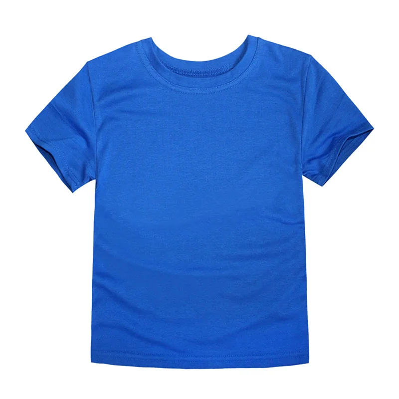 Basic White Black T Shirt for Boys Girls Toddler 1 to 2 3 4 5 6 7 8 9 10 11 12 Years 100% Cotton Soft Kids Tshirt Summer Clothes