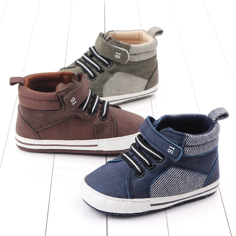 Alternative view of Baby Sneaker Causal Shoes High Quality Soft and Warm Anti-slip for Spring and Autumn 0-18 Months Newborn First Step Baby Shoes