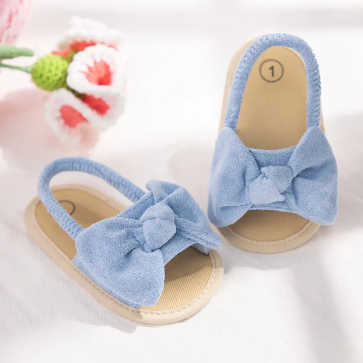 Alternative view of Meckior Casual Baby Girl Boy Sandals Breathable Open Toe Anti Slip Toddler First Walker Shoes Summer Outdoor Party Beach Slipper