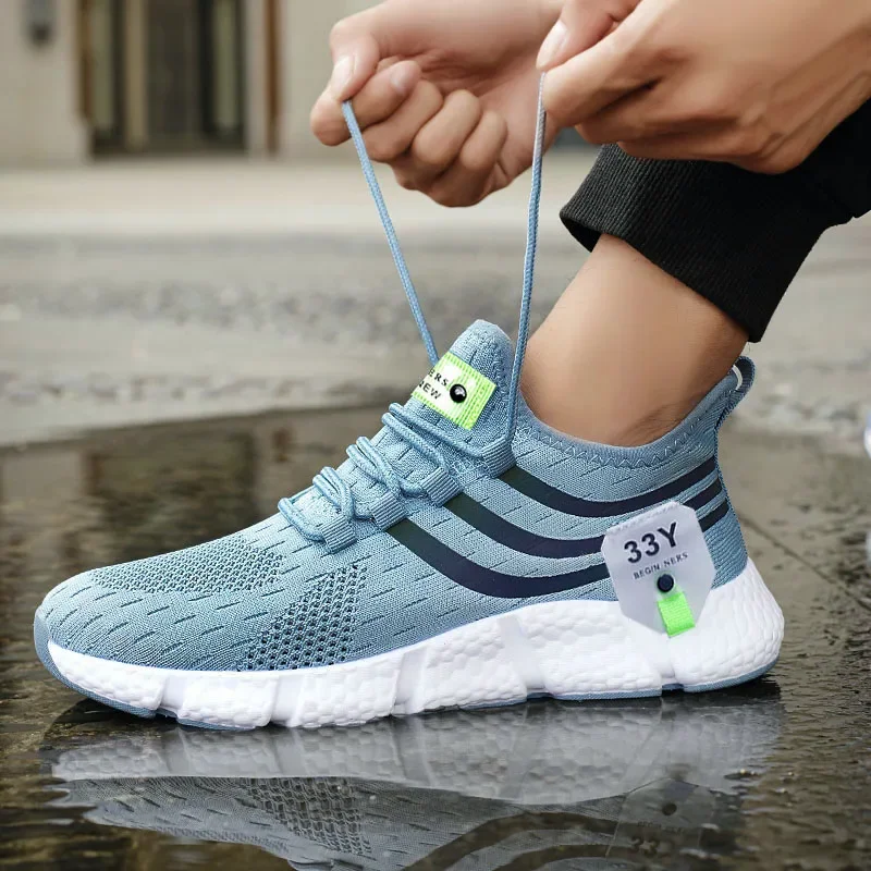 Men Shoes Sneakers Breathable Comfortable Casual Running Shoes Luxury Tenis Sneaker Male Footwear 2024 Summer Men Tennis Shoes