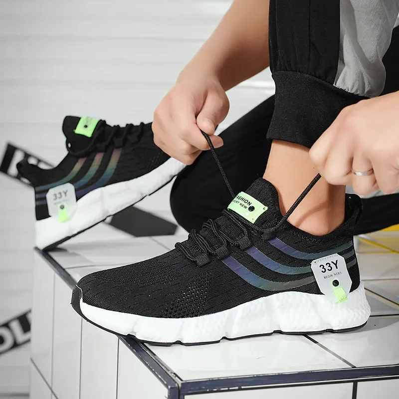 Men Shoes Sneakers Breathable Comfortable Casual Running Shoes Luxury Tenis Sneaker Male Footwear 2024 Summer Men Tennis Shoes
