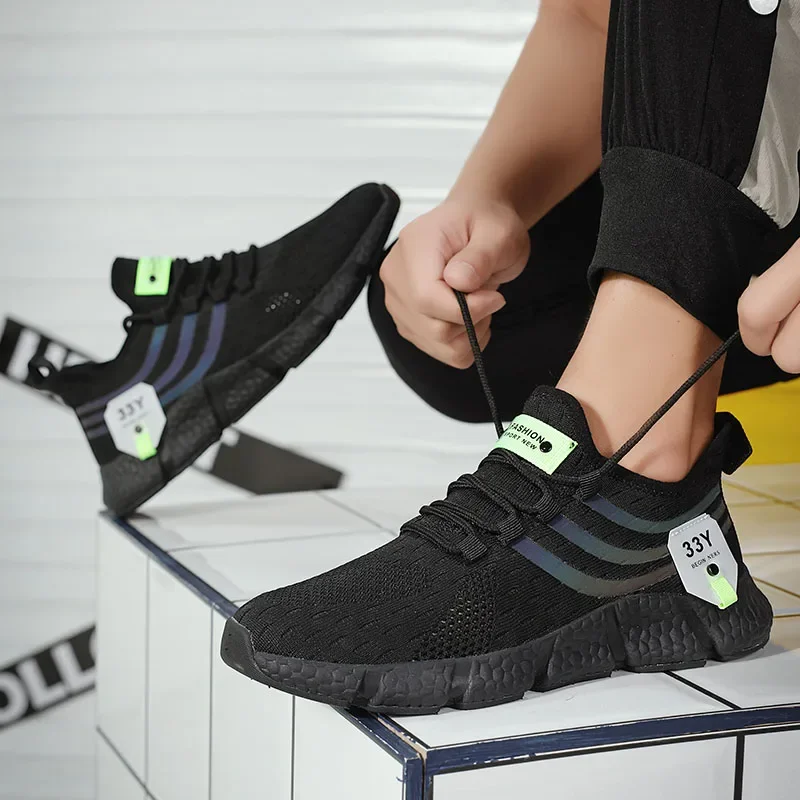Men Shoes Sneakers Breathable Comfortable Casual Running Shoes Luxury Tenis Sneaker Male Footwear 2024 Summer Men Tennis Shoes